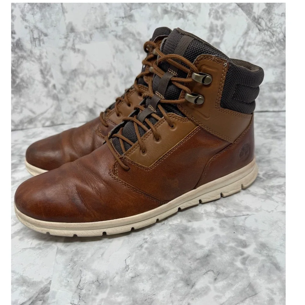 Timberland Killington 🎱Men's Chukka Sneaker Boots Brown Leather SensorFlex‎